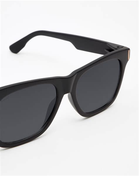 Gafas de sol montura cuadrada negra | Hawkers Group