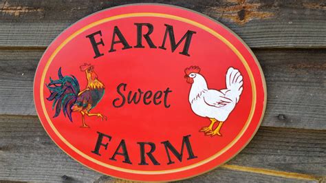 Outdoor Waterproof Farm Signs | Barn signs, Cottage design, Farm signs