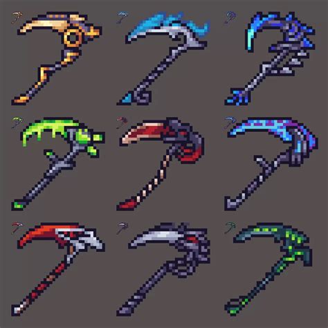 32x32 scythe weapon pack Minecraft Texture Pack