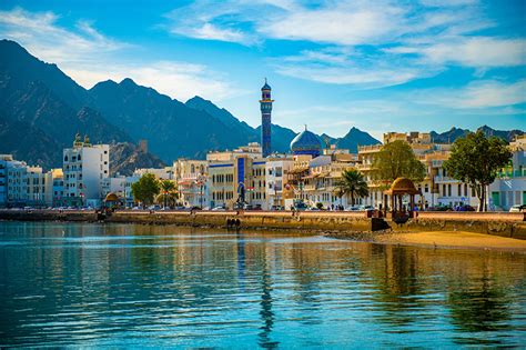 Images Mosque Muscat, Oman Mountains Cities Building