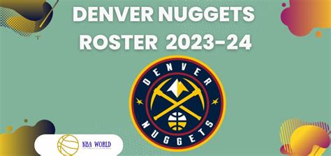 Denver Nuggets Roster 2023-24