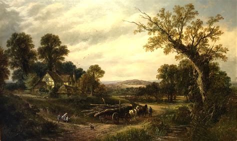 Oil Painting by 19th Century Landscape artist Thomas – Garners