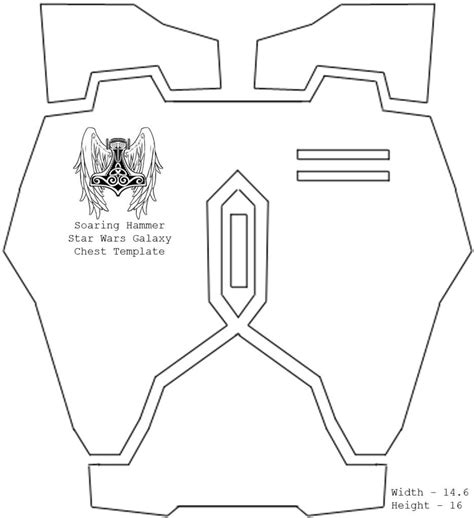 Printable Mandalorian Armor Template