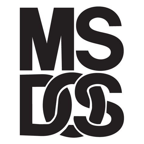 MS DOS logo, Vector Logo of MS DOS brand free download (eps, ai, png ...