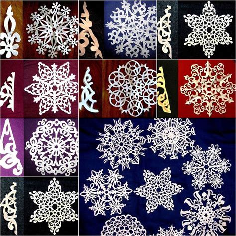 Creative Ideas - DIY Beautiful Paper Snowflakes from Templates