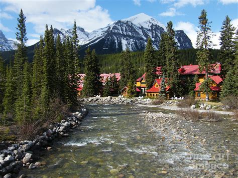 Lake Louise Village - Canada Photograph by Phil Banks