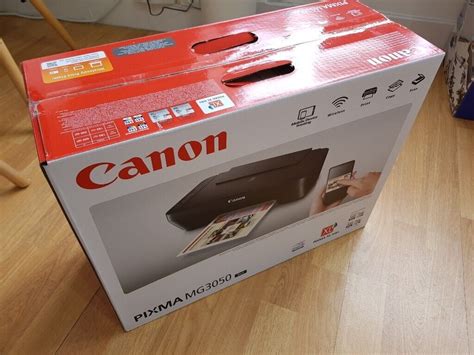 Brand New Canon Printer - MG3050. Only opened to remove the ink ...