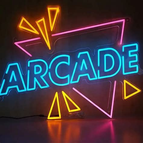 Custom Neon Arcade Sign | Radiate Unforgettable Style - BgNeon