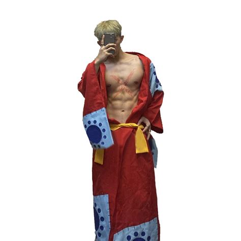 Anime One Piece Cosplay Monkey D Luffy Wano Country Arc Cosplay Costume ...