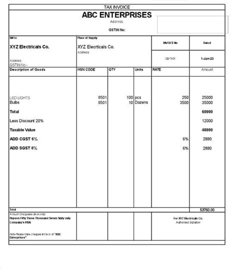 Gst Invoice Rules 2023 Pdf - Free Word Template