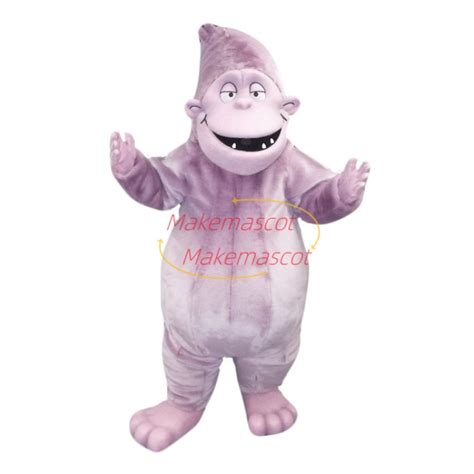 Pink Yeti Mascot Costume