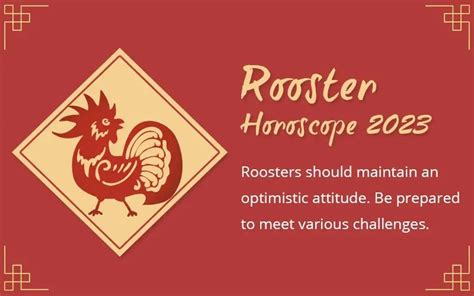 Rooster Horoscope 2023: Career, Love, and Money Predictions (2023)