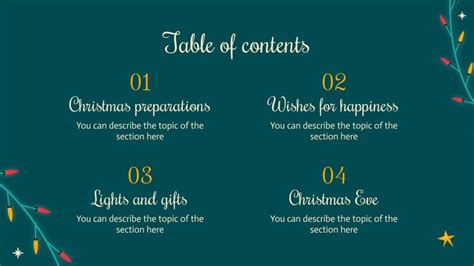 Christmas Lights Theme | Google Slides & PowerPoint