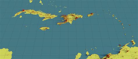 Population Density - Cartograph Art