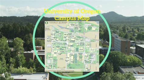 University of Oregon Campus Map by Tyler Hamamoto