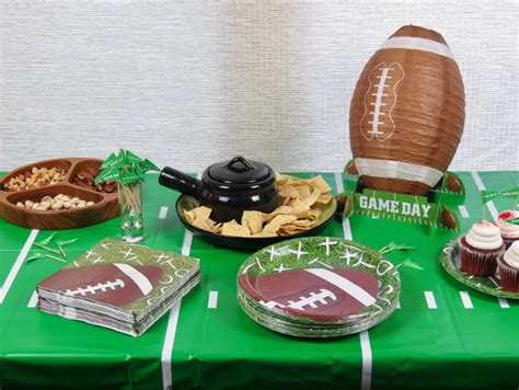 Game Day Decorations Football Plates and Napkins Party | Etsy | Football party supplies ...