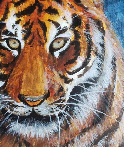 How To Create A Tiger Acrylic Painting (2023) - VeryCreate.com