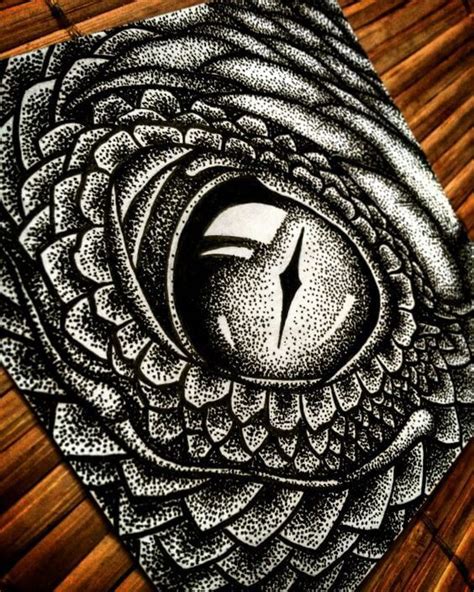 15+ Best Reptile Eye Tattoo Designs | PetPress | Stippling art ...