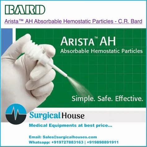 Arista AH Absorbable Hemostatic Particles - Shubham Corporation at Rs 2990/unit, Himatnagar | ID ...