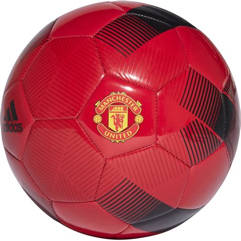 adidas Manchester United Red/Black 2018/19 Club Soccer Ball