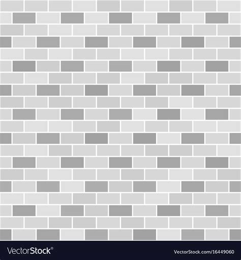 Gray brick wall pattern seamless brick background Vector Image