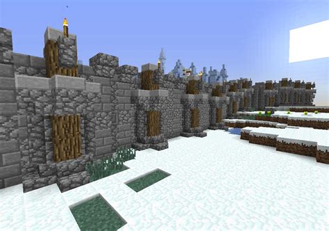 Medieval Wall Design Minecraft Map