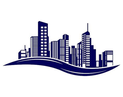 Premium Vector | Web Skyline logo design. Urban, City and Building logo concept.