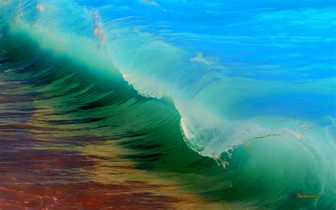 rainbow beach waves - HD Desktop Wallpapers | 4k HD