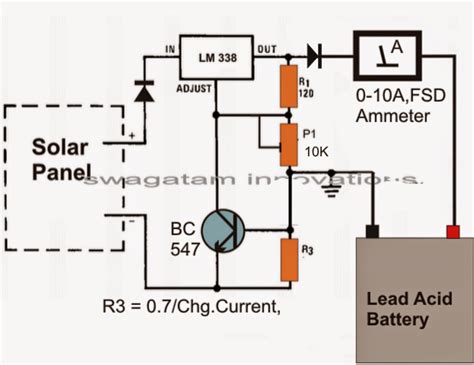 Simple Solar Battery Charger Circuit