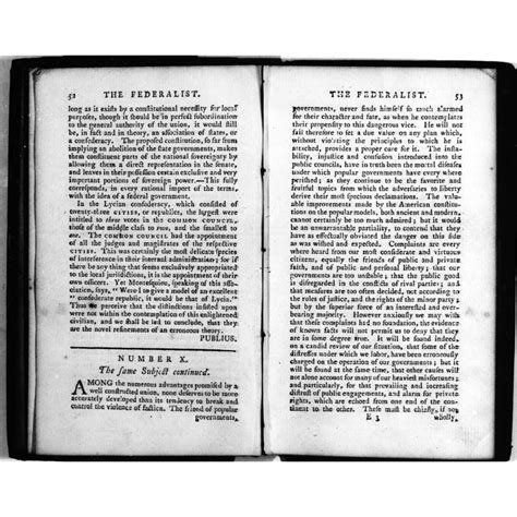 Madison Federalist Nessay Number Ten From The Federalist Papers Written ...