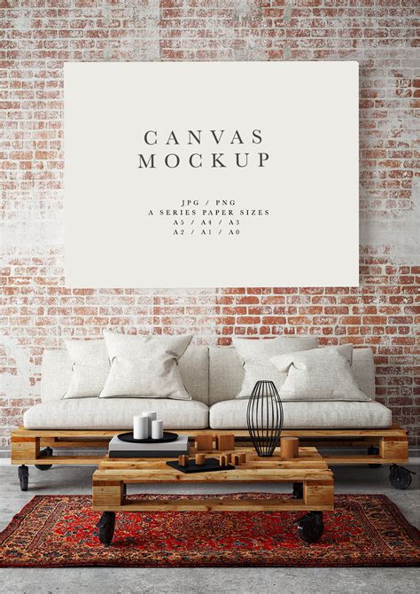 Sofa Mockup Wall Art Mockup Styled Mockup Gallery Wall Mockup Editable ...