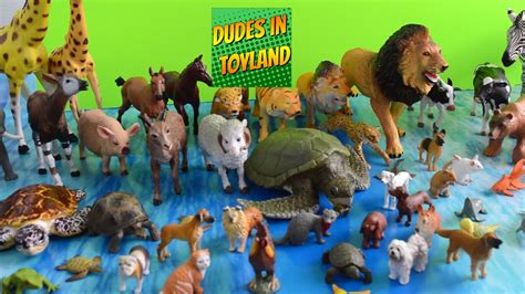 Farm animal toys collection, zoo animals for children & toddlers toy ...