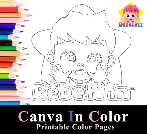 Dibujos Para Colorear De Bebefinn Imprimibles - Etsy México