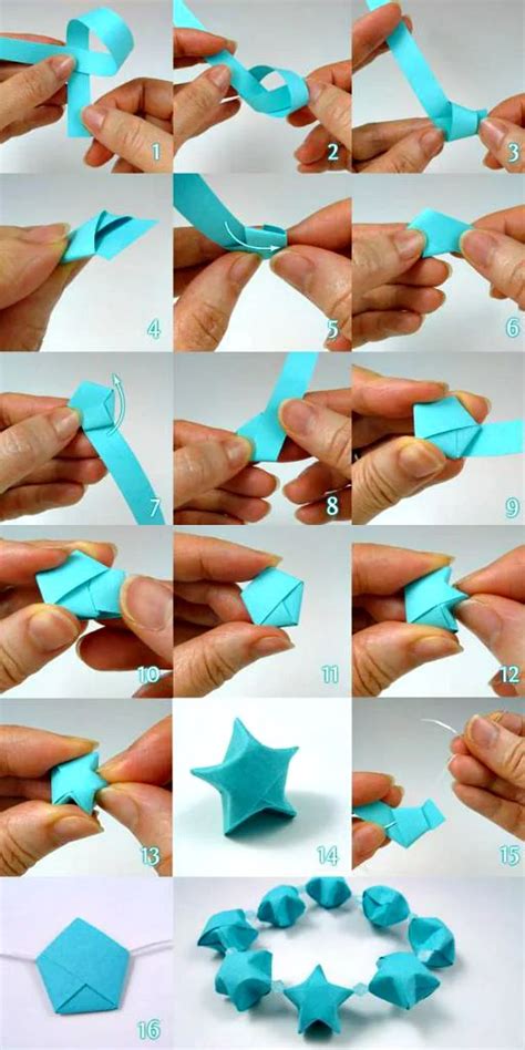 Origami Lucky Stars Easy Folding Tutorial