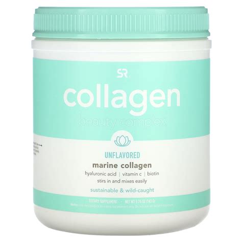 Sports Research, Collagen Beauty Complex, Marine Collagen, Unflavored, 5.75 oz (163 g)