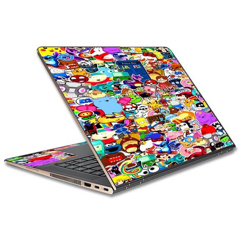 Skins Decals For Hp Spectre X360 13T 13.3" Laptop Vinyl Wrap / Sticker Collage,Sticker Pack ...