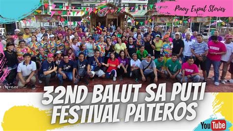 32nd balut sa puti festival #isangpateros #pateros - YouTube