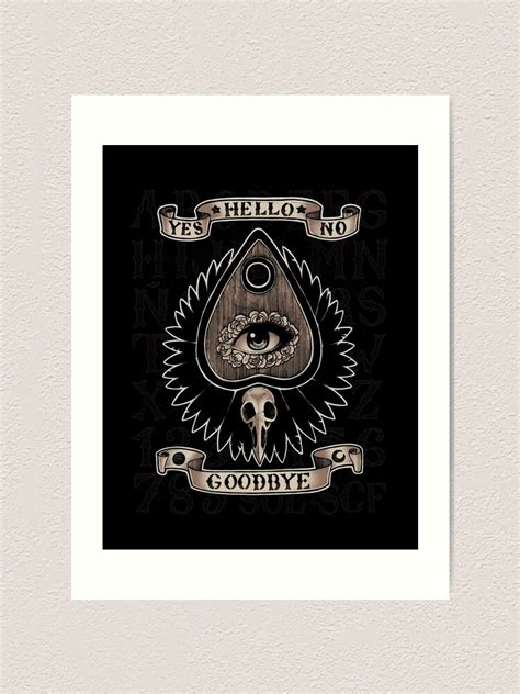 "Planchette" Art Print by SoLaNgE-scf | Redbubble