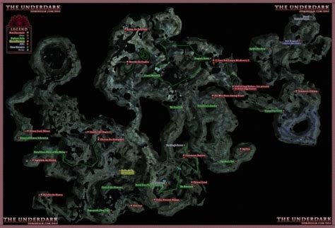 The Underdark Wilderness Area Map Walkthrough and Guide