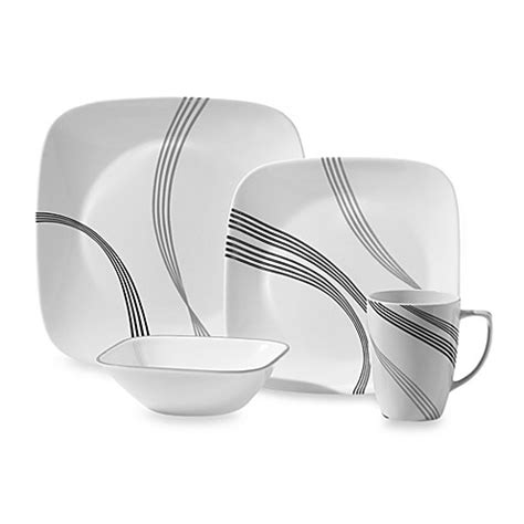 Corelle® Square™ Urban Arc 16-Piece Dinnerware Set - Bed Bath & Beyond