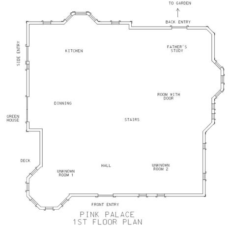 Layout Coraline Pink Palace Floor Plan - Solution by Surferpix