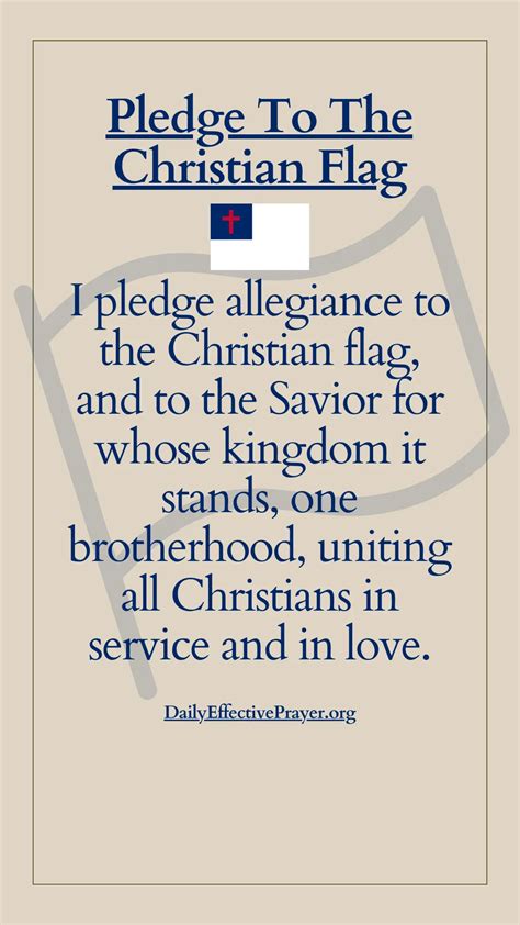 Pledge To The Christian Flag (Words, Lyrics, History, and Meaning)