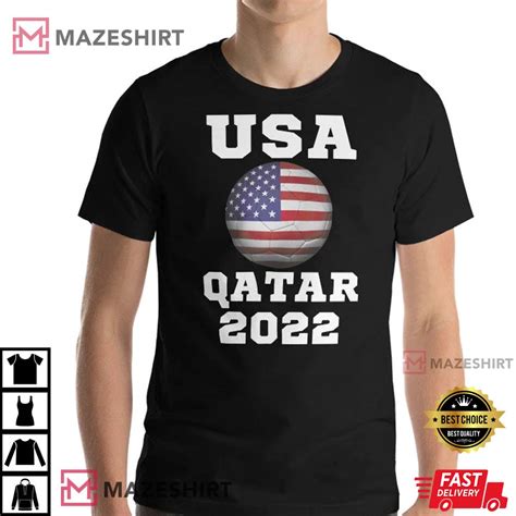 USA World Cup 2022 Shirt, USA Soccer Shirt, USA Qatar