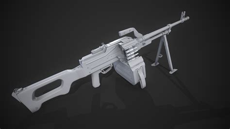 ArtStation - PKM Machine Gun