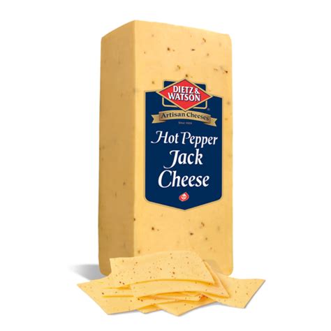 Hot Pepper Jack Cheese Block - Dietz & Watson