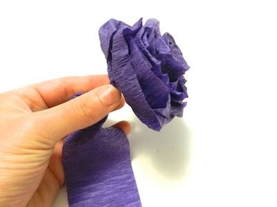 Sewing and Crafting with Sarah: Crepe Paper Roses Tutorial