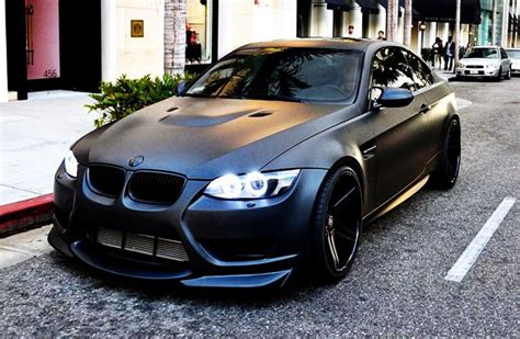 Matte Black Car