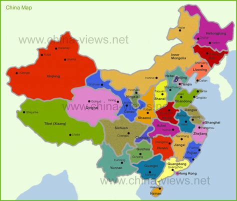 China Map - State Map