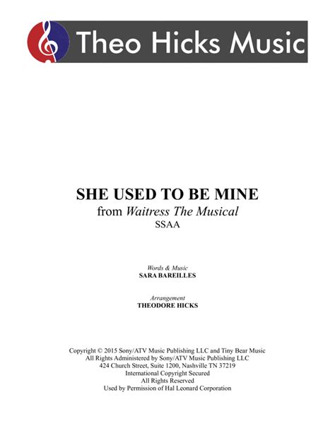 You Are Mine - PDF free sheet music