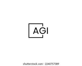 Agi Letter Initial Logo Design Vector Stock Vector (Royalty Free ...